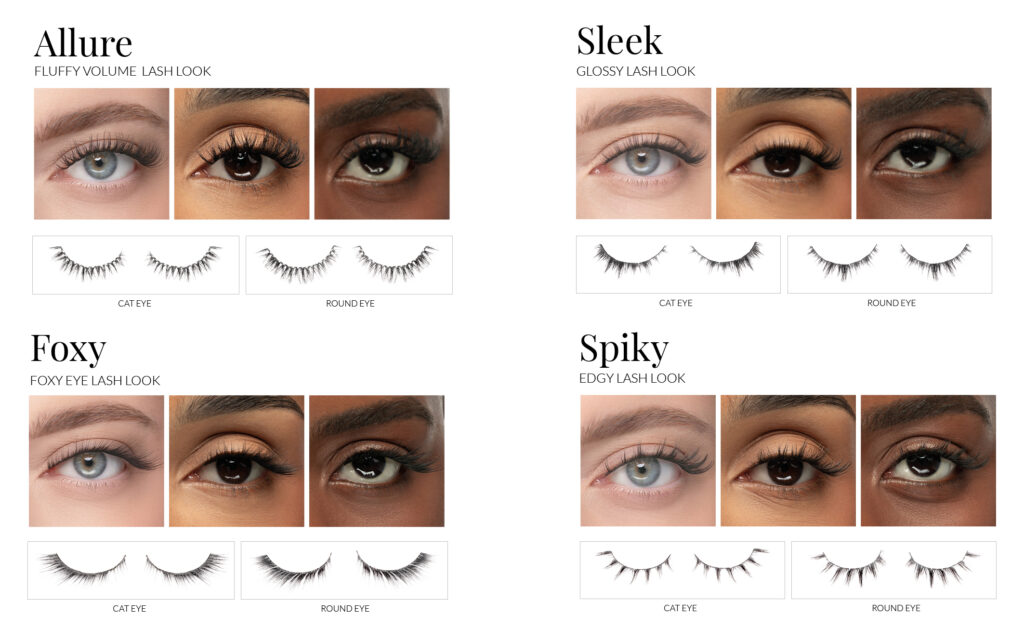 wimpertrosjes met transparante lijm nanolash